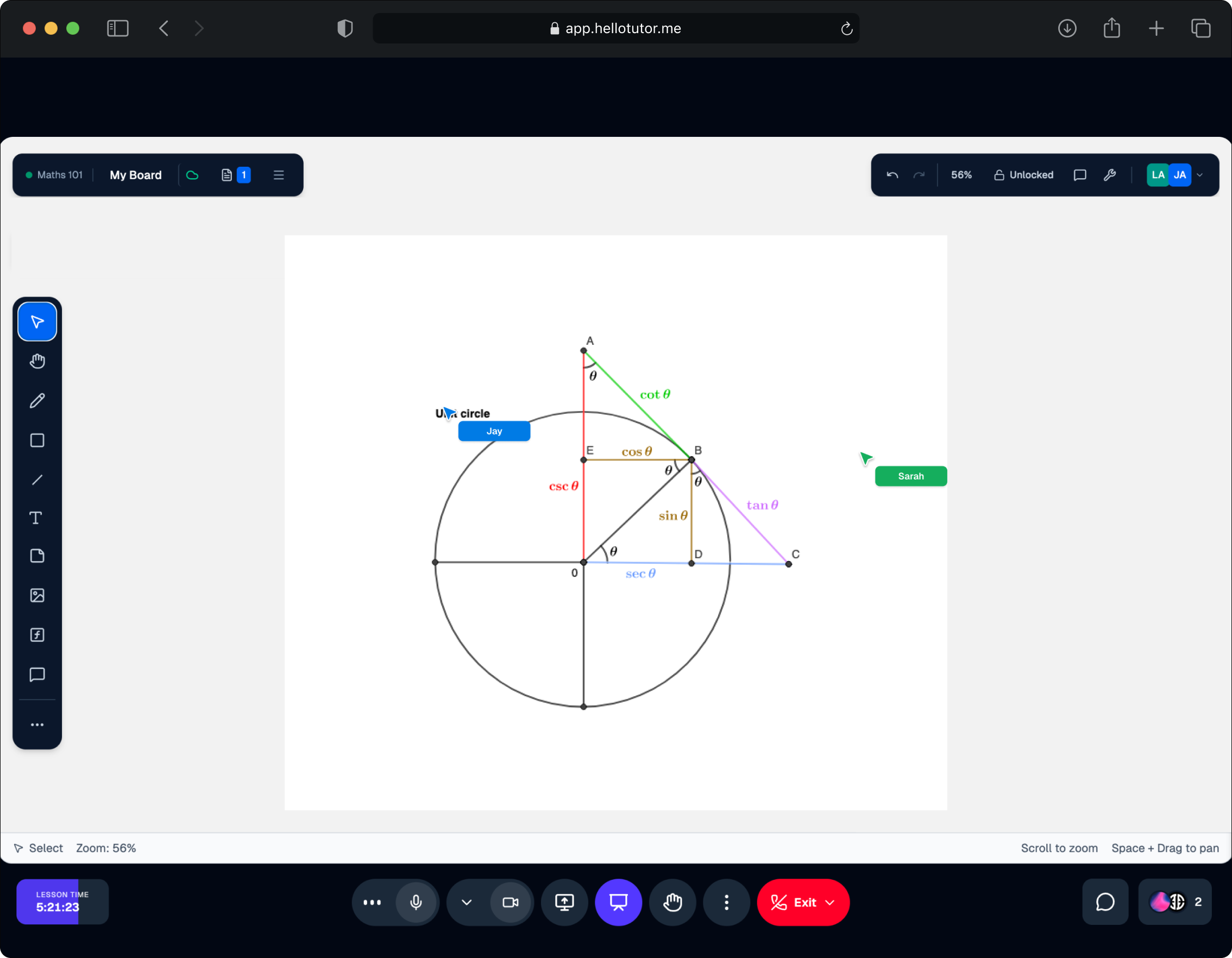 Interactive whiteboard